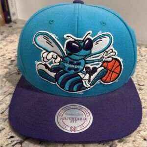 Teal and Purple Snapback Cap